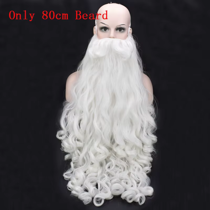 Perruque de Cosplay de noël pour adultes
