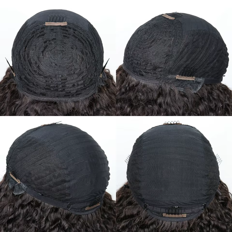Mongol court 4B 4C perruques Afro crépus bouclés Bob perruque brésilienne perruque cheveux humains pour femme cheveux humains perruques de cheveux naturels pleine Machine