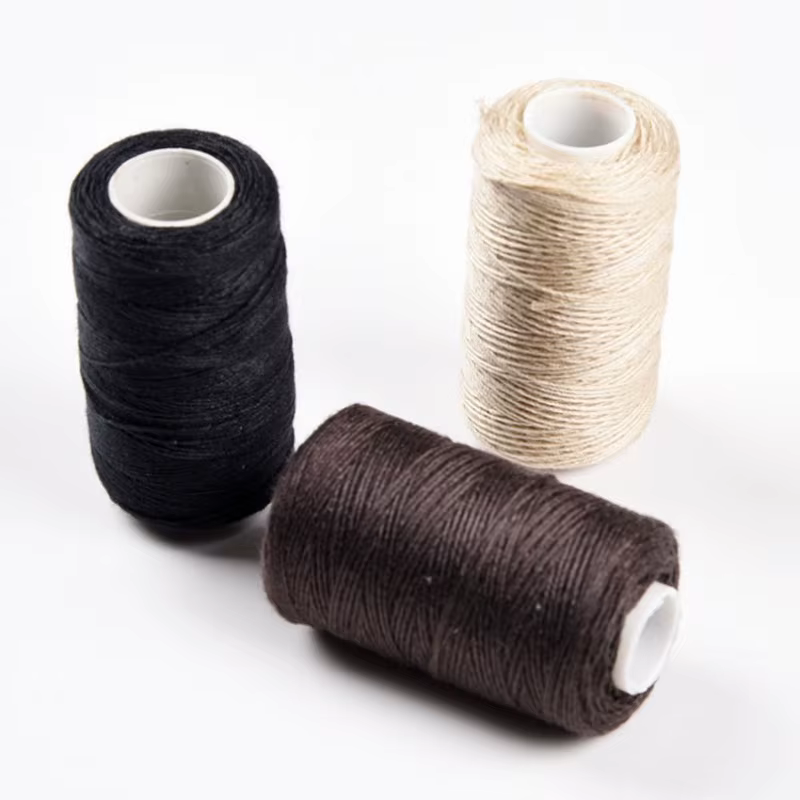 Fil à coudre en coton pour tissage de cheveux
