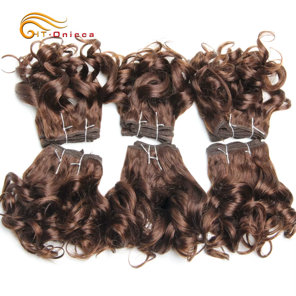 Tissage en lot brésilien bouclé ombré