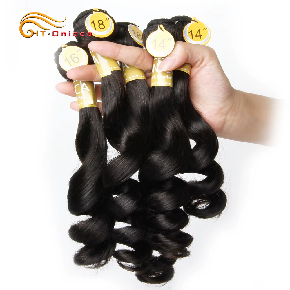 Tissage en Lot Brésilien Naturel Remy à Double Proximité