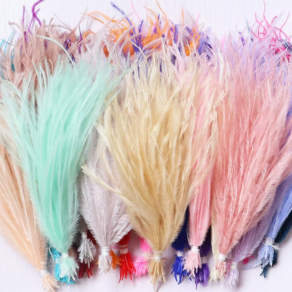 Plumes d'autruche naturelles à Clip