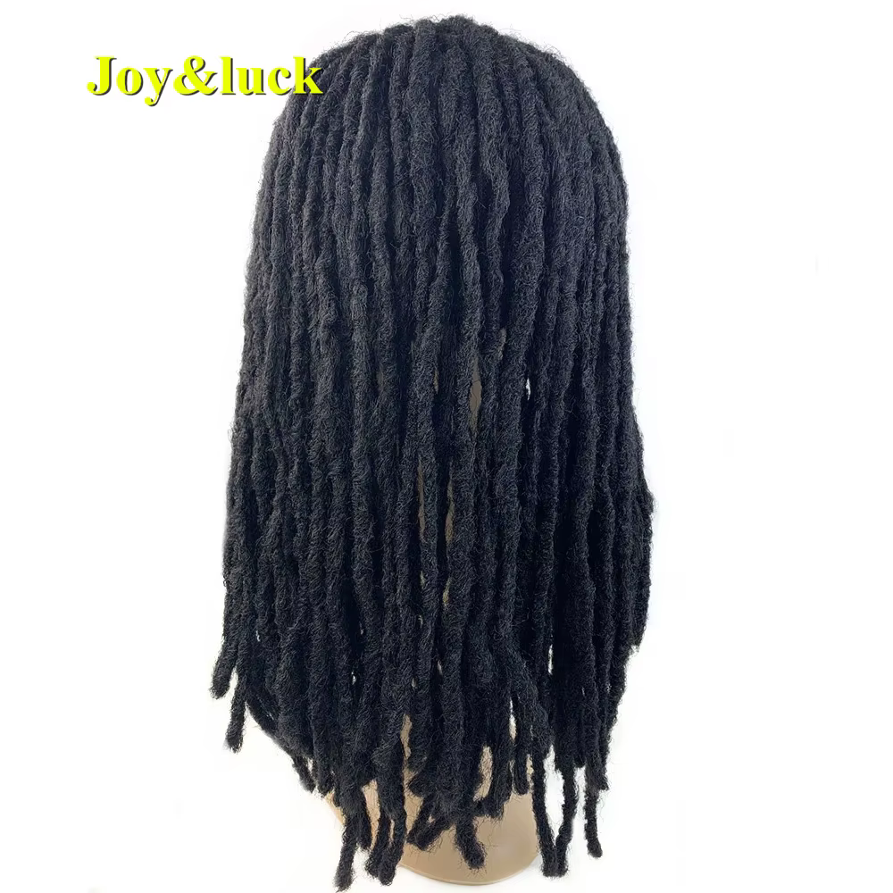Perruque Dreadlocks synthétique longue noire pour hommes