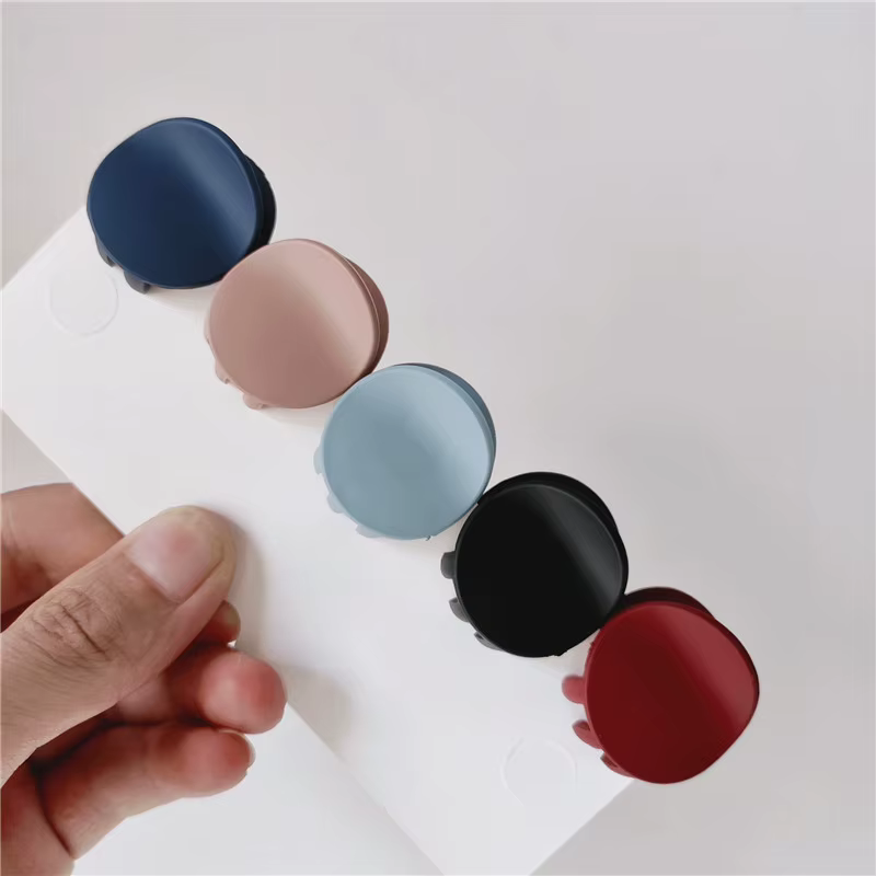 Pinces à cheveux de couleur unie pour femmes et filles