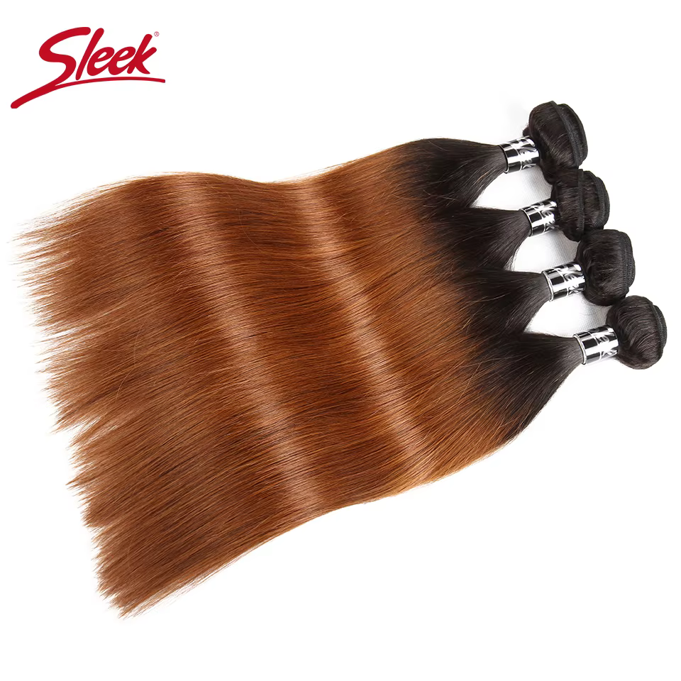 Tissage en Lot Brésilien Naturel Remy Lisse Ombré 1B/30