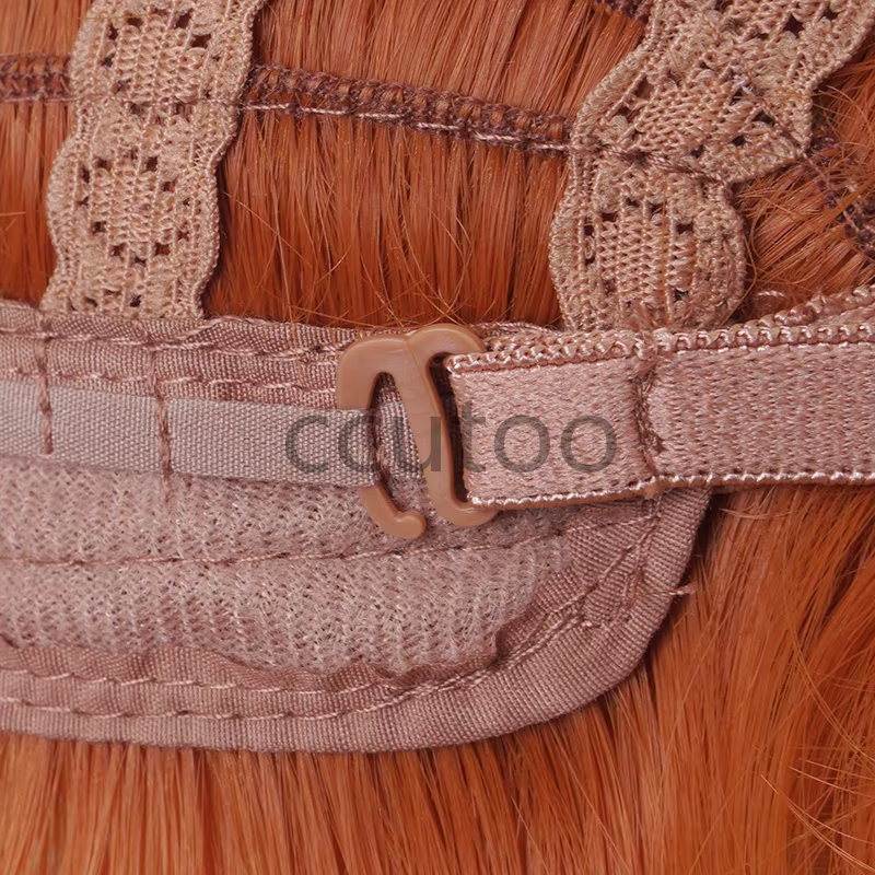 Ccutoo Thumbelina perruque 100 cm de Long cheveux synthétiques bouclés Cosplay Costume perruques puce queue de cheval + bonnet de perruque gratuit