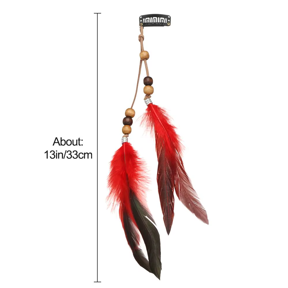 Boho Colored Extensions Peigne Coiffe