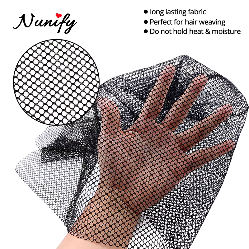 Nunify 1 pièces/lot filets à cheveux de couleur noire femmes toupets