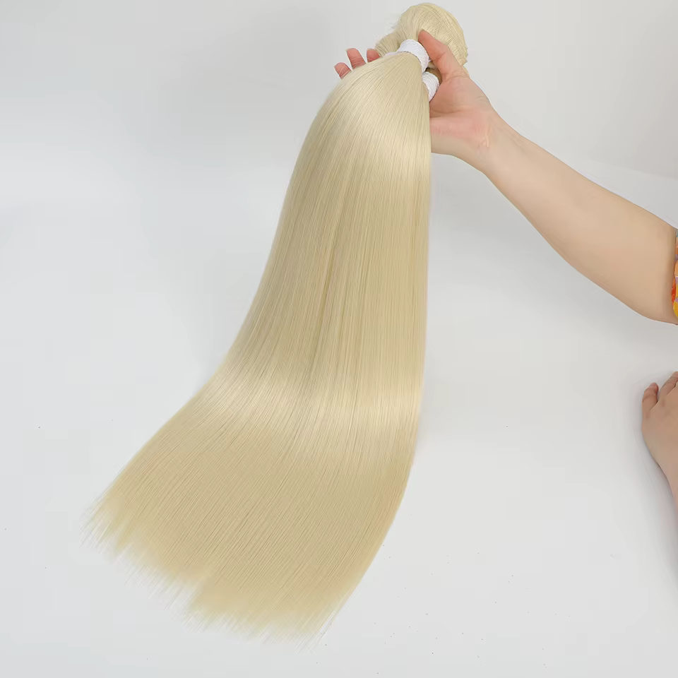 Mèches synthétiques Yaki lisses Super longues