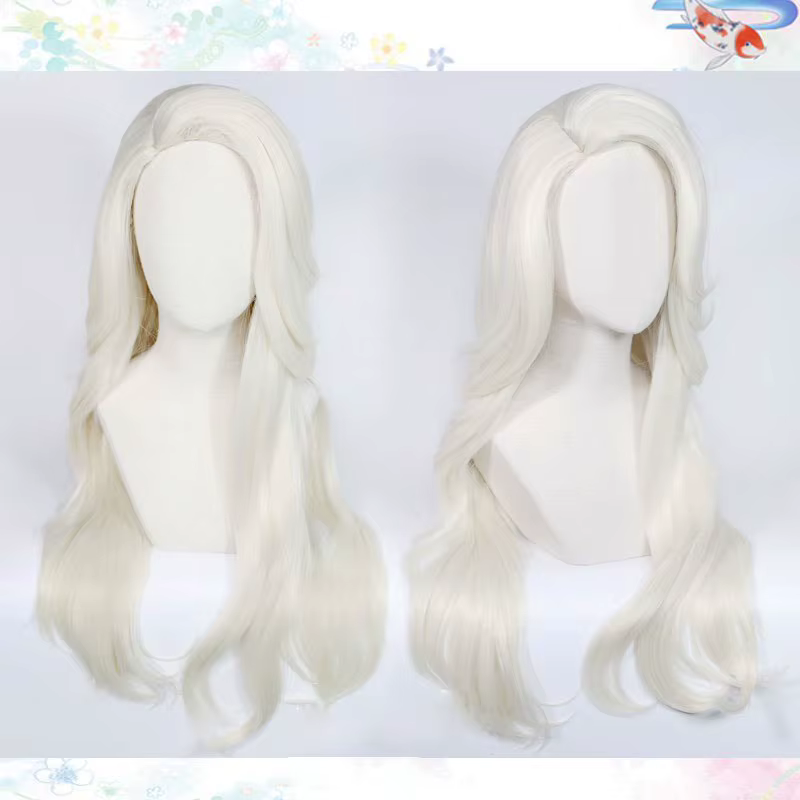 Perruque cosplay synthétique Elsa Snow Ice Queen