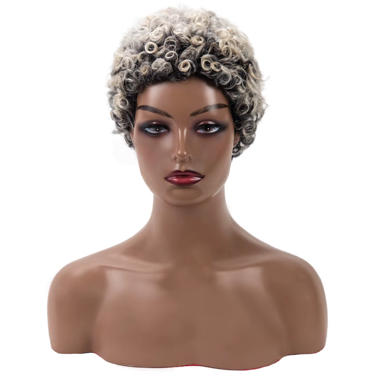 Perruque Synthétique Afro Courte et Bouclée pour Femme