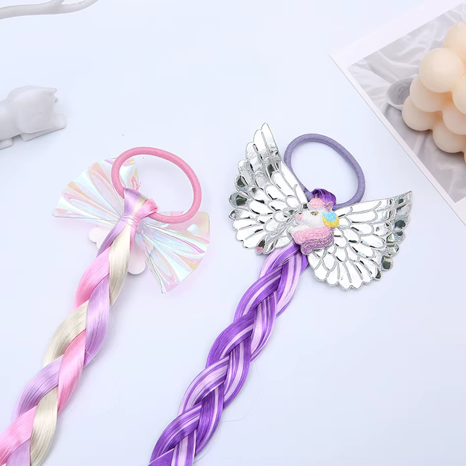 Princesse tresse Elsa bandeau postiche Cosplay perruques tressées pour Elsa habiller ensemble pour enfant en bas âge filles fête mariage anniversaire
