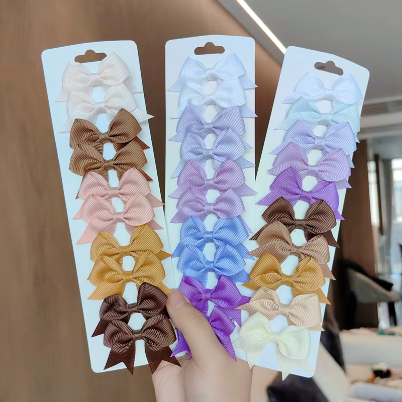 Pinces à cheveux BB solides pour filles mignonnes