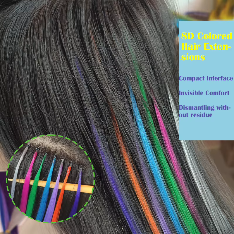 Extensions de cheveux humains naturels