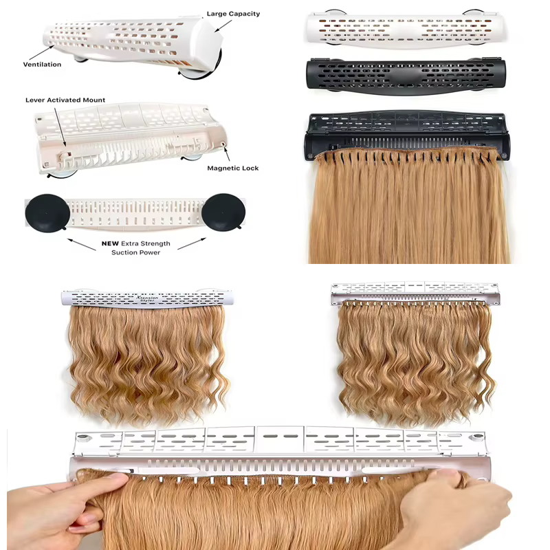 1pc support d'extension de cheveux perruques affichage coiffure tissage perruque