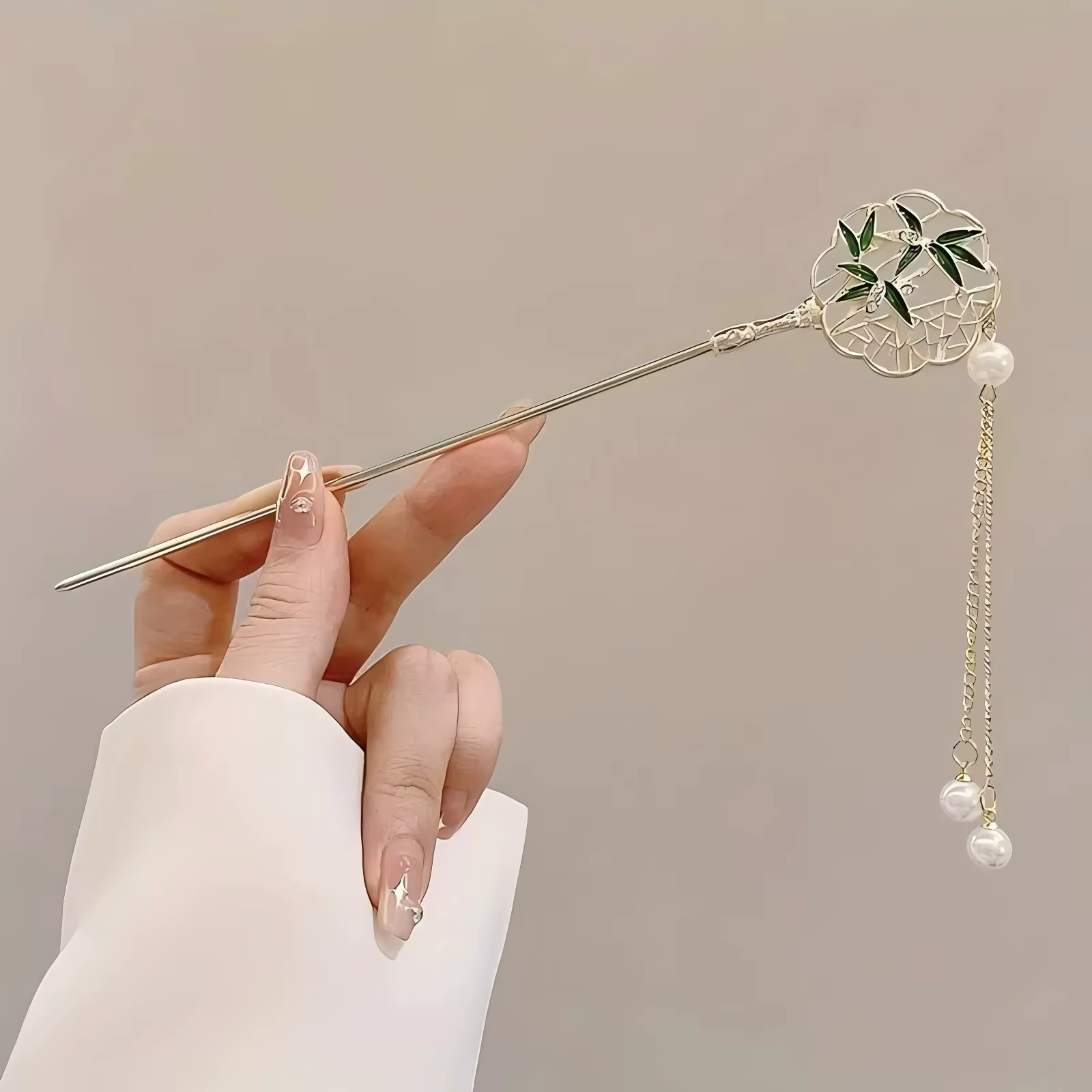1/6 pièces élégant Style chinois gland bâton de cheveux traditionnel Design Floral accessoire de coiffure femmes bijoux