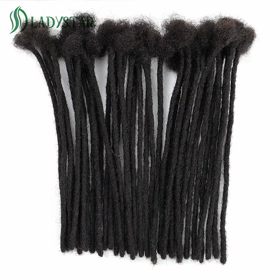 Extensions de dreadlocks de cheveux humains
