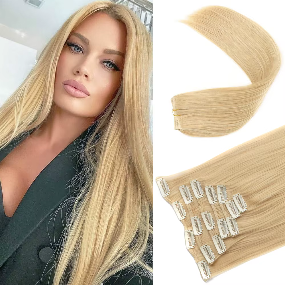 Extensions de Cheveux Longs Lisses pour Femme