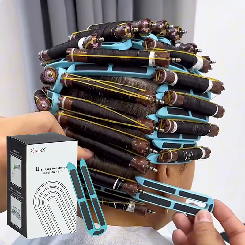 Clips de permanente en forme de U Salon-Pro