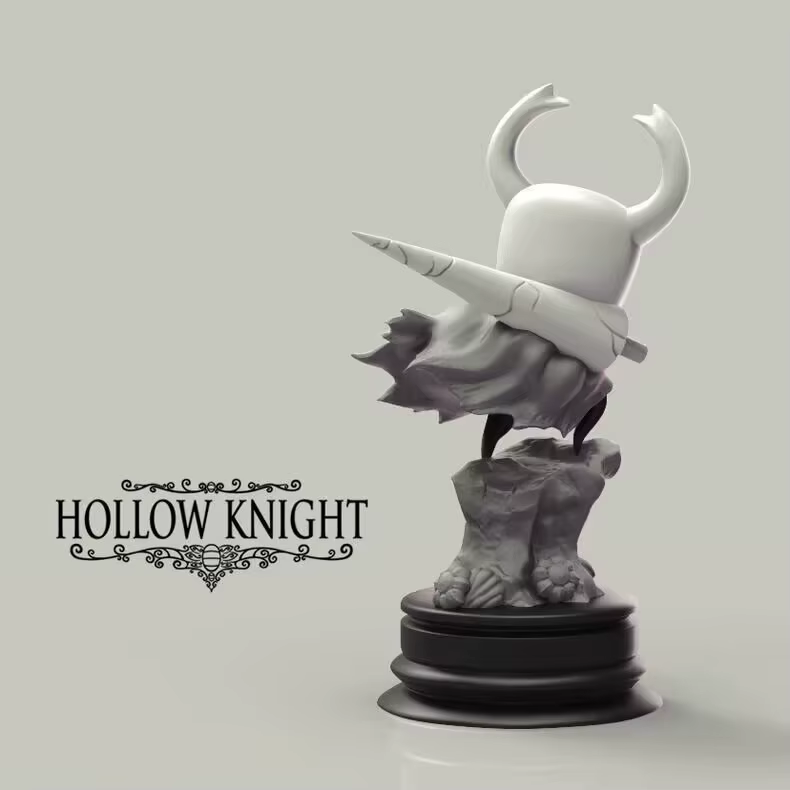 Figurine d'anime Hollow Knight Little Knight, jouet modèle fait à la main, accessoires de jeu, châssis, fait à la main, modèle en pvc