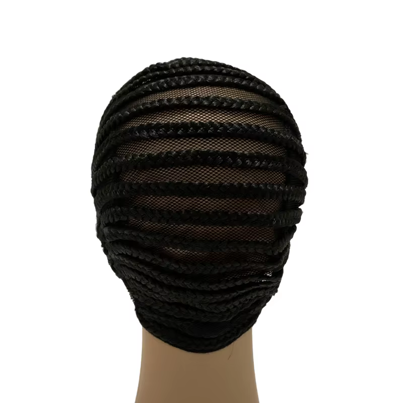 Bonnet de perruque tressé pour tresses de cheveux au Crochet