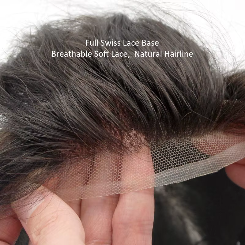 Nouvelle Prothèse Capillaire Homme en Dentelle Complète