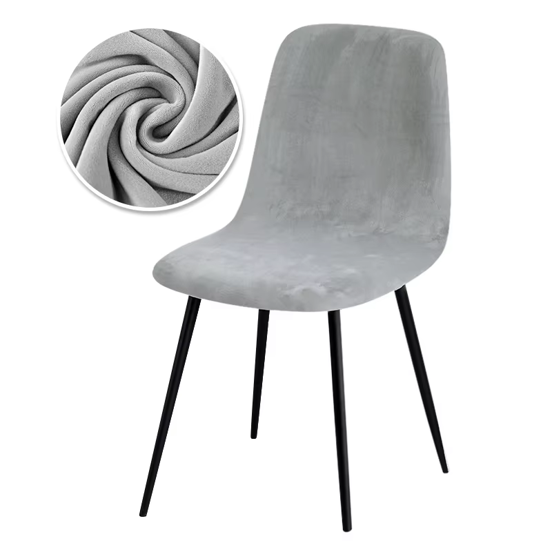 Housse de chaise en velours de qualité supérieure