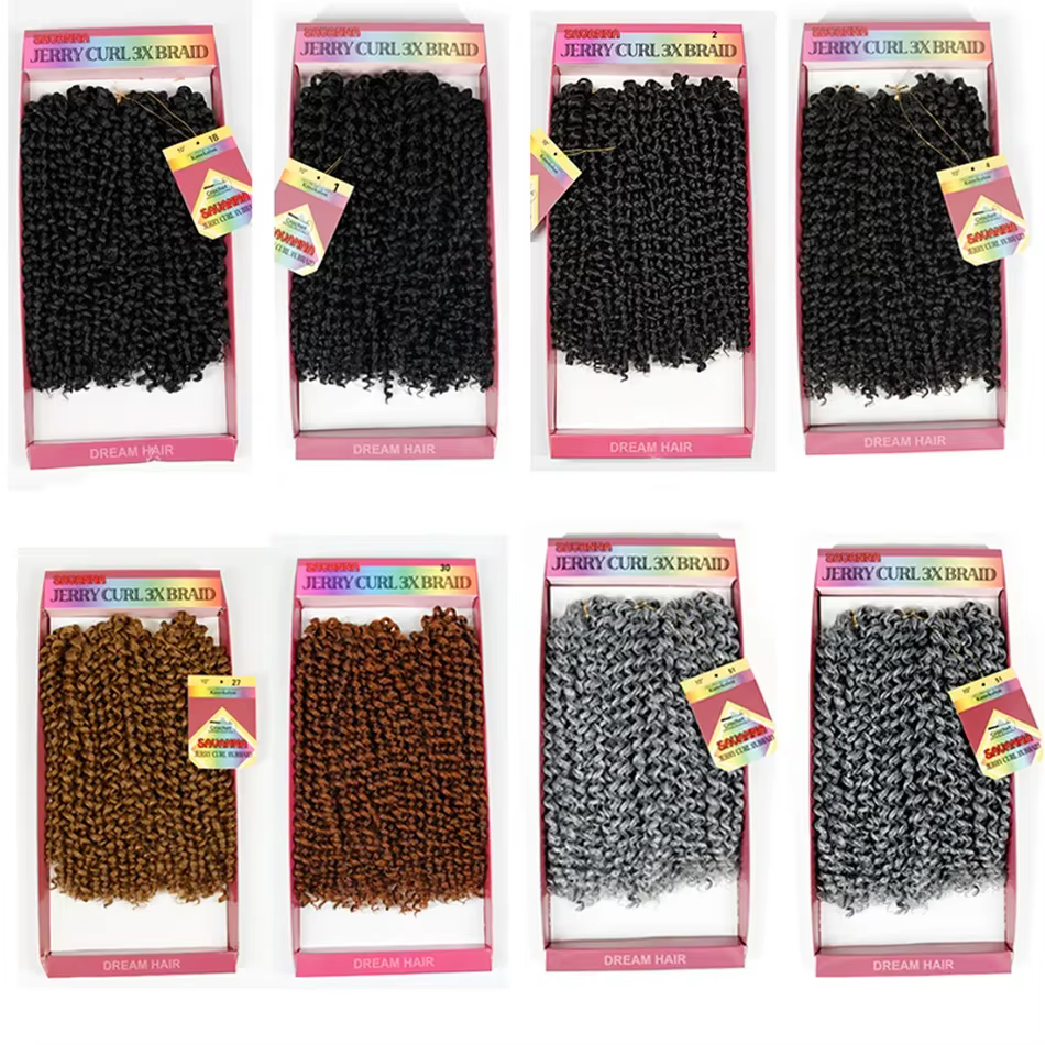 Qp Hair-Extensions de Cheveux Synthétiques Bouclés