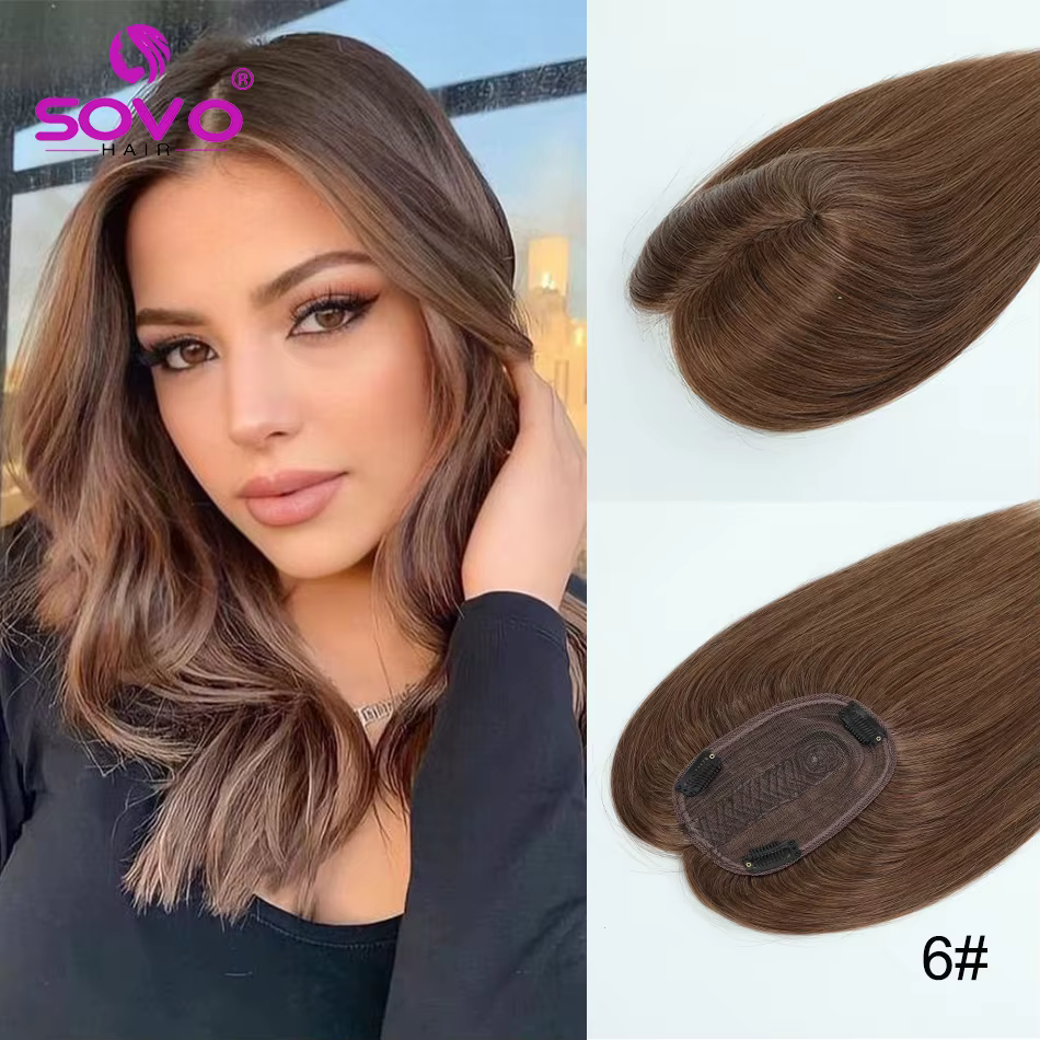 Toppers de cheveux raides pour femmes
