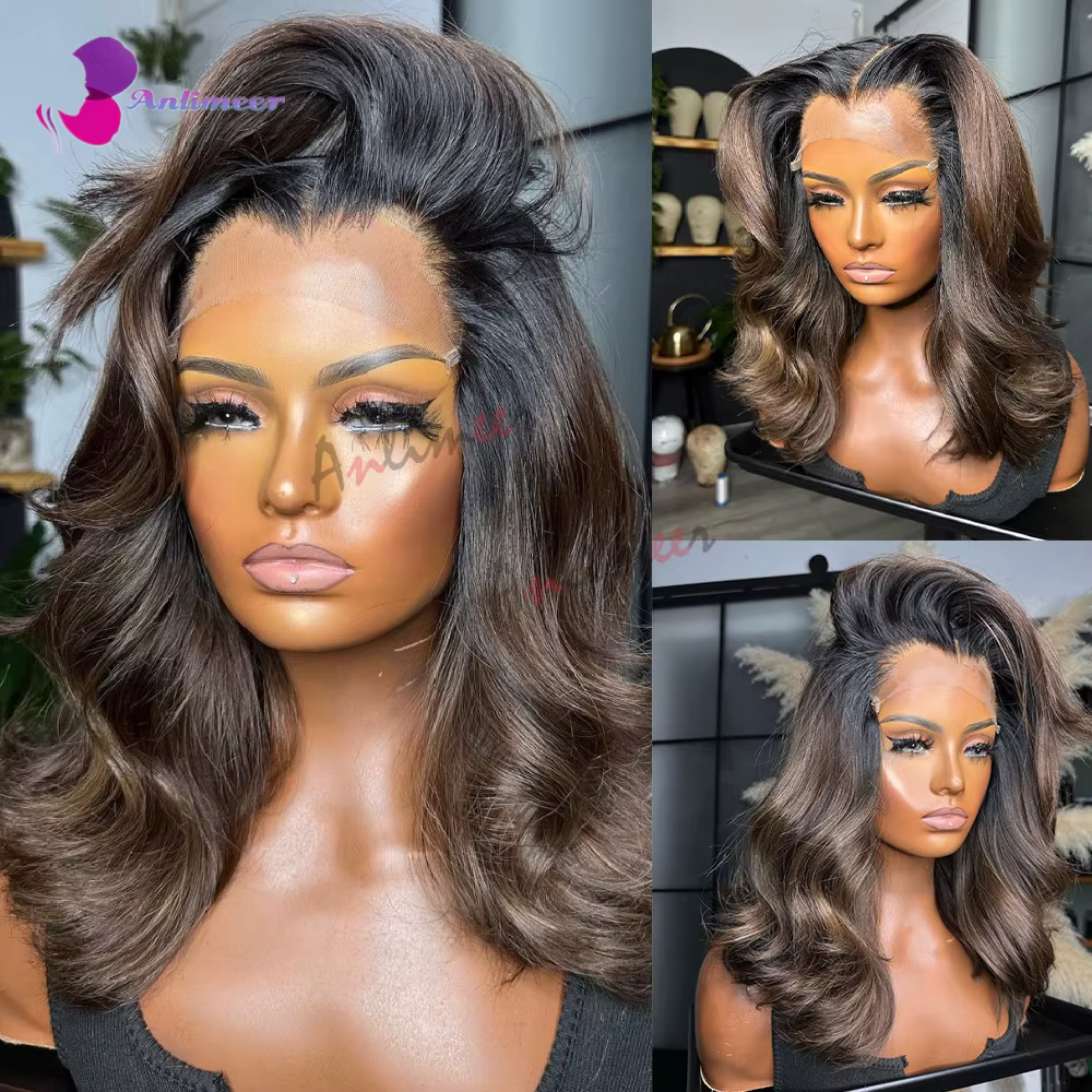 Perruque en cheveux humains naturels