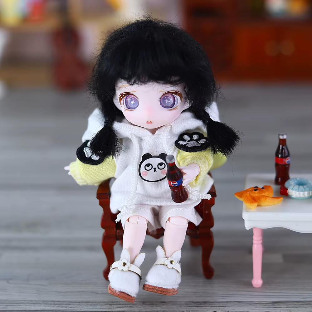 DBS Dream Fairy BJD OB11 MAYTREE accessoire de poupée perruque de remplacement 1/12 tête