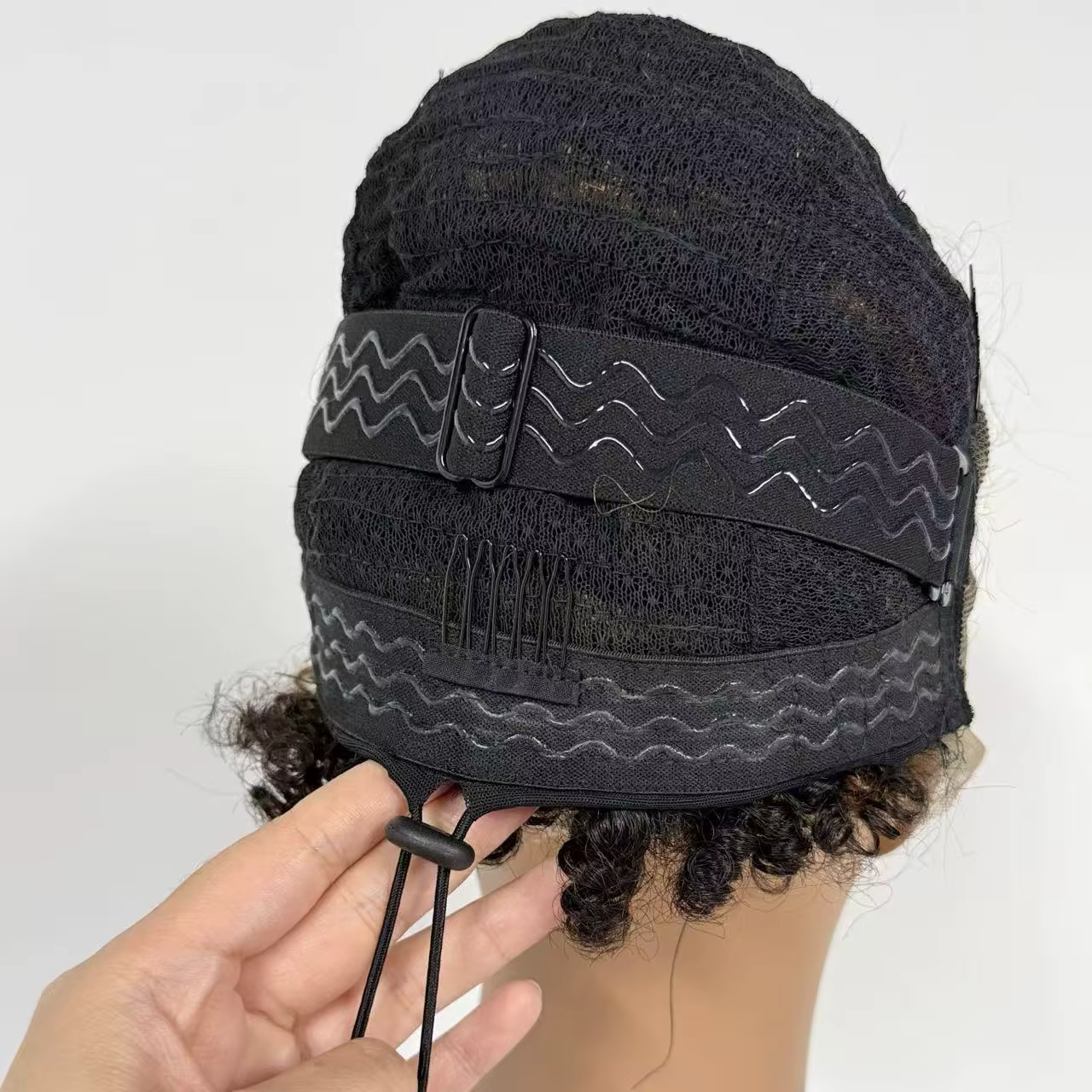 Perruque en cheveux humains 4C