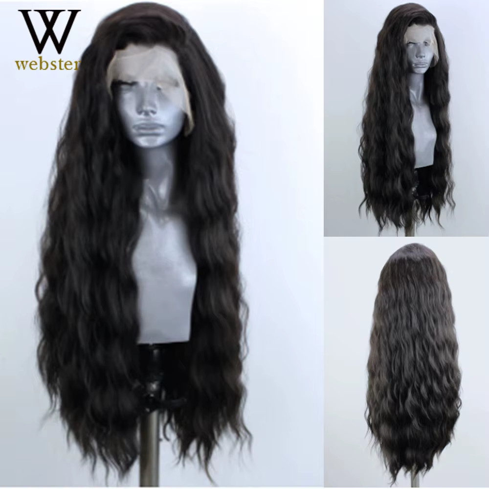 Webster – perruque Lace Front Wig synthétique Blonde