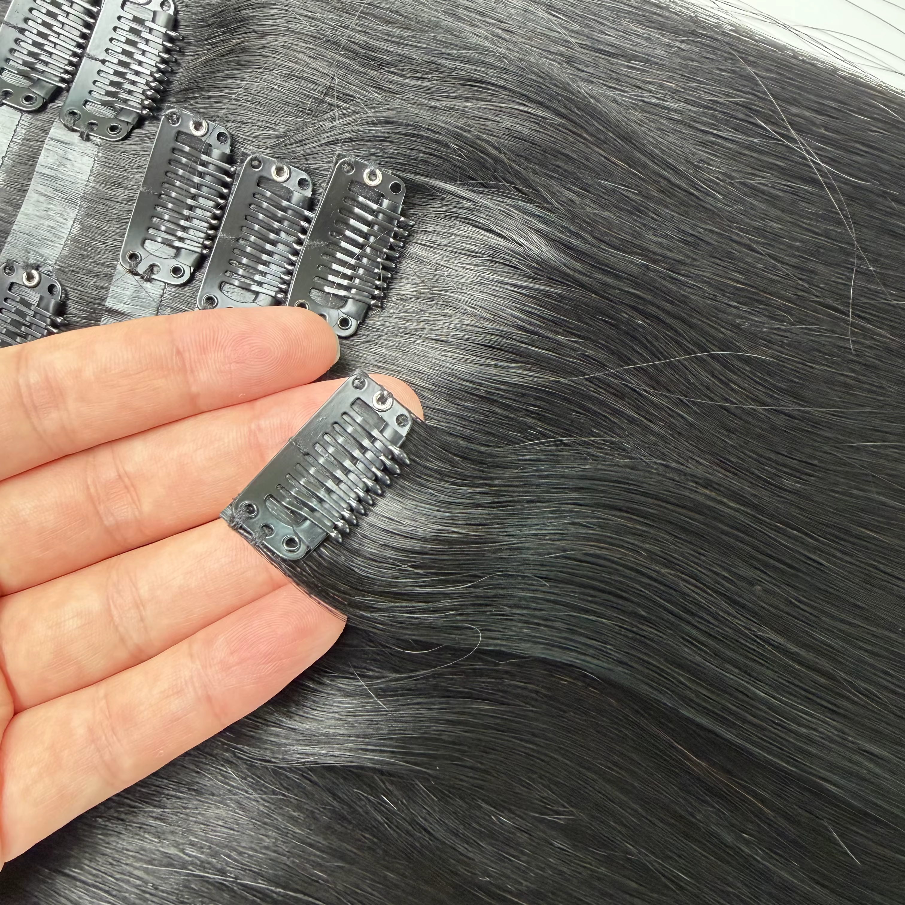 Extensions de cheveux humains européens Remy 100% Eliysako de haute qualité