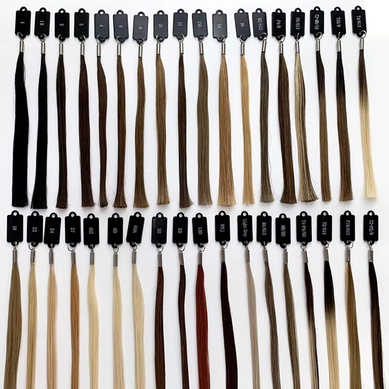 Extensions de cheveux Remy noirs naturels H6