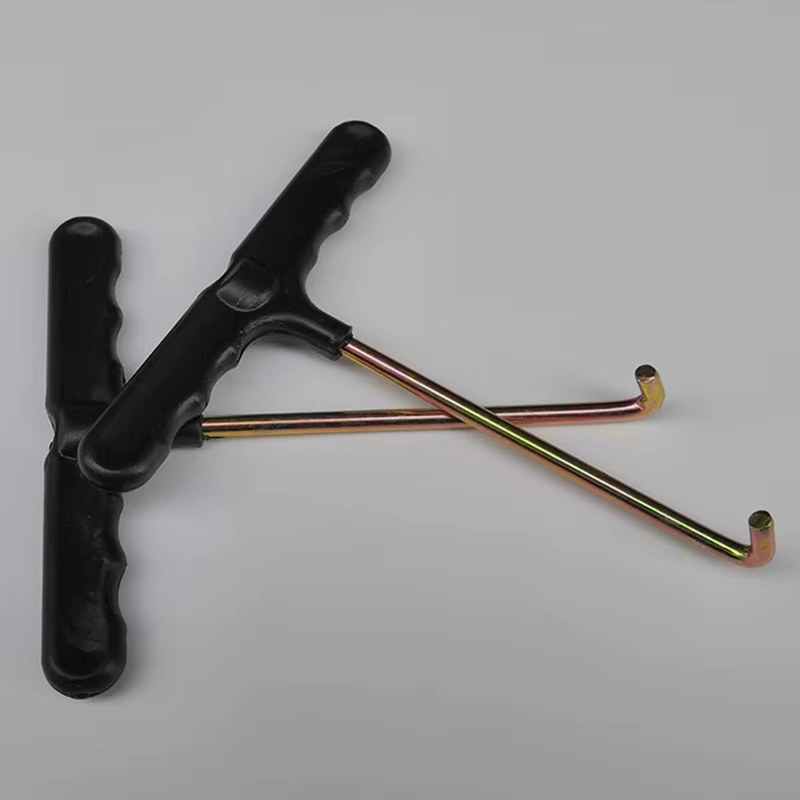 Outil de rainure de ressort de tramimmersion, crochet en T, extracteur d'extracteur de cheville de tente, 1PC