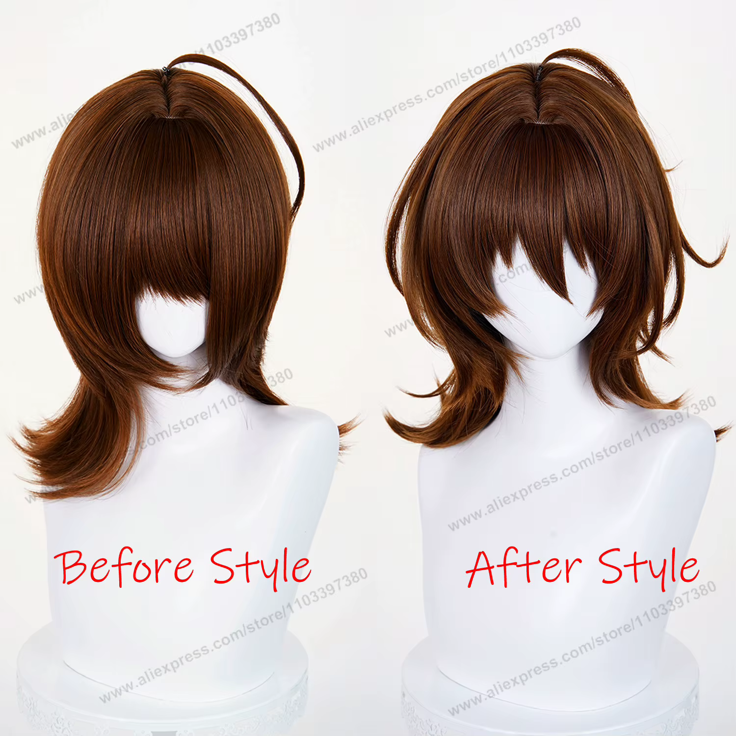 Perruque de Cosplay Agnes Tachyon