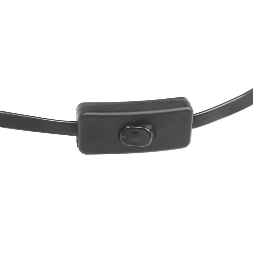 Câble d'extension de diagnostic OBD2 mâle vers femelle à angle droit, 60cm, avec interrupteur d'alimentation, câble OBD, outil de diagnostic