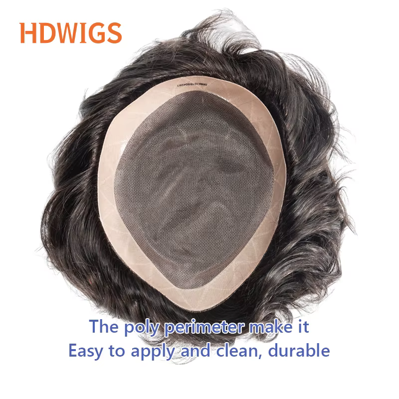 HDWIGS Perruques pour hommes