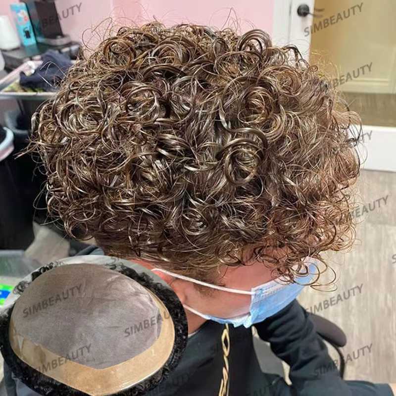 Prothèses capillaires pour hommes en cheveux naturels