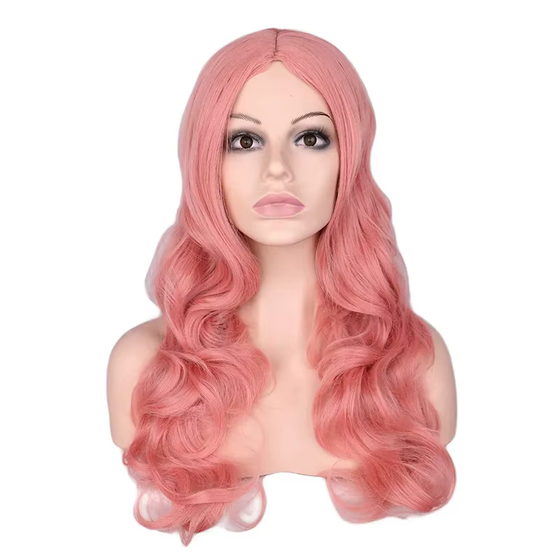 Perruque Synthétique Longue Ondulée pour Femme