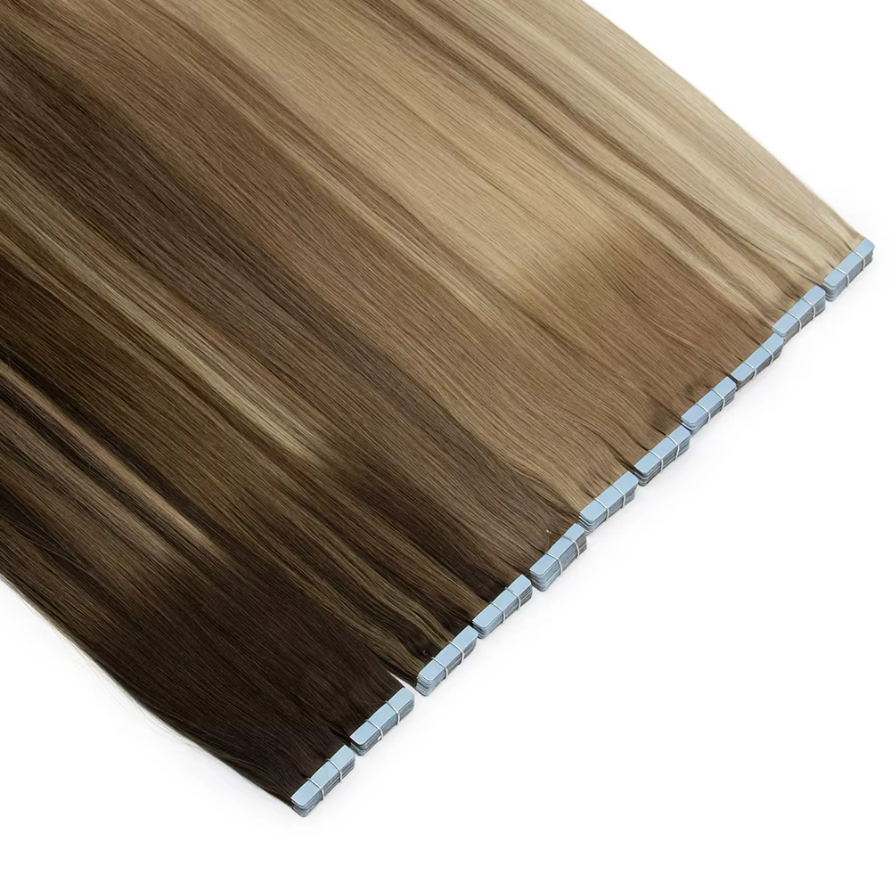 Extensions de cheveux à bandes adhésives pour femmes