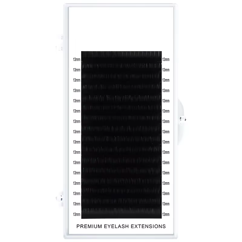 Lash Romance 16 rangées Volume russe Extensions de cils beauté naturel coréen PBT soie vison