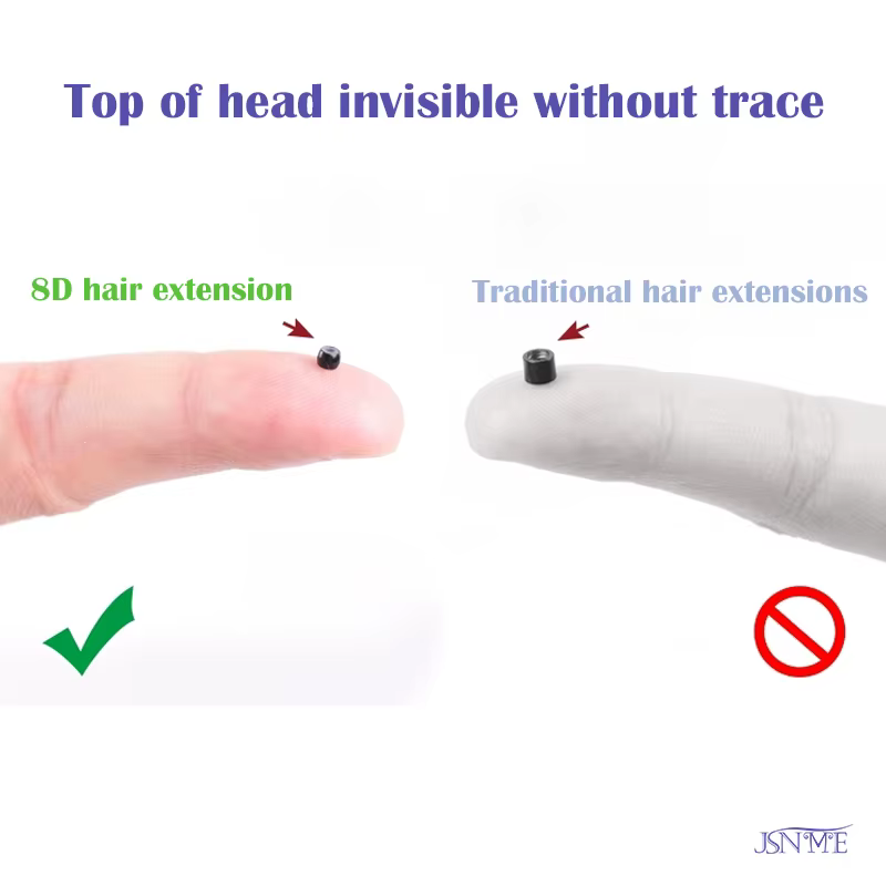 Extensions de cheveux humains naturels