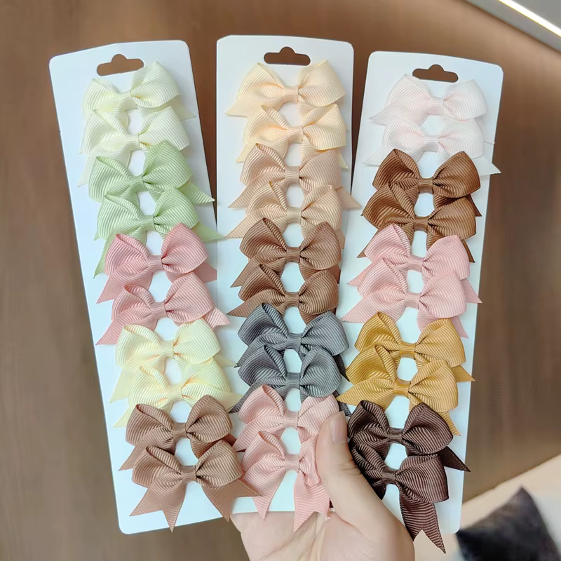 Pinces à cheveux BB solides pour filles mignonnes