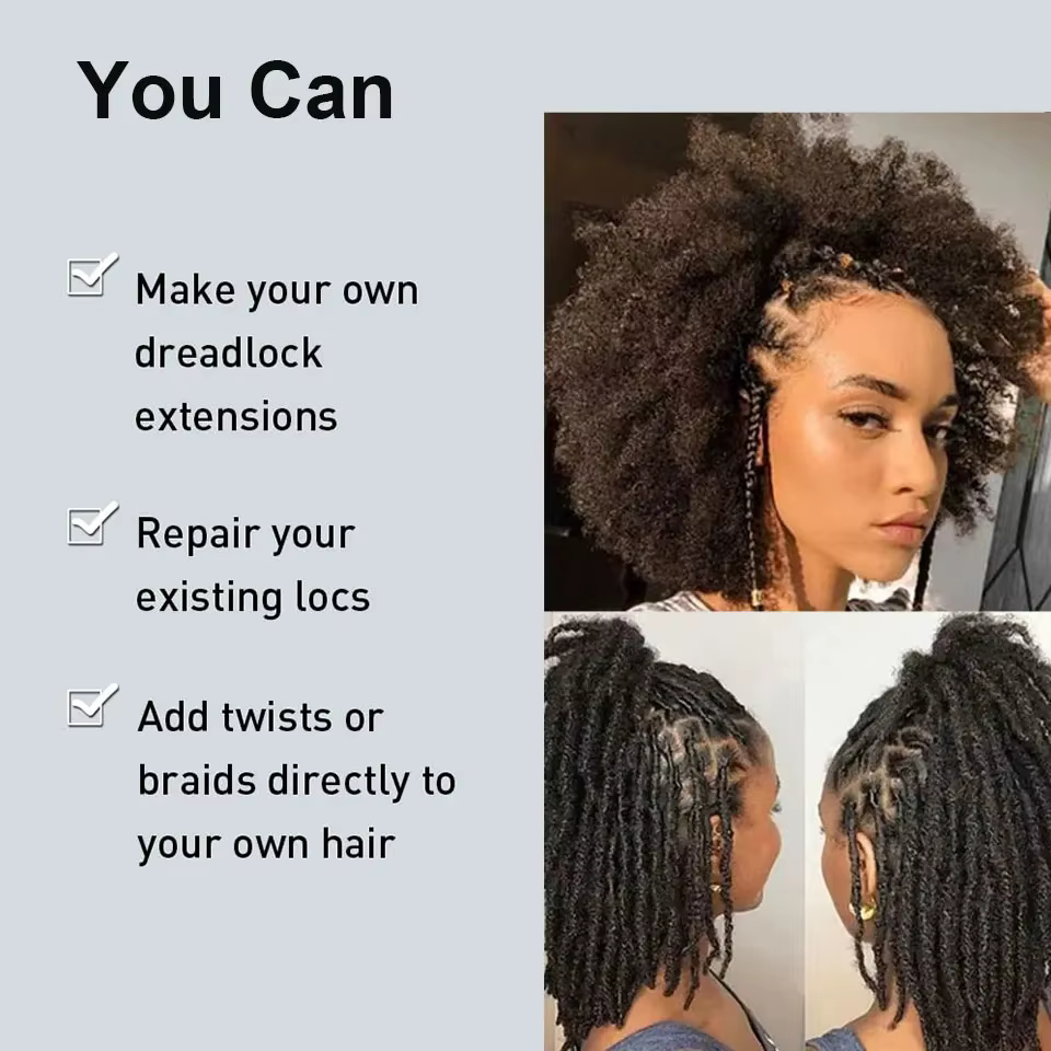 Dreadlock en vrac afro pour femmes noires
