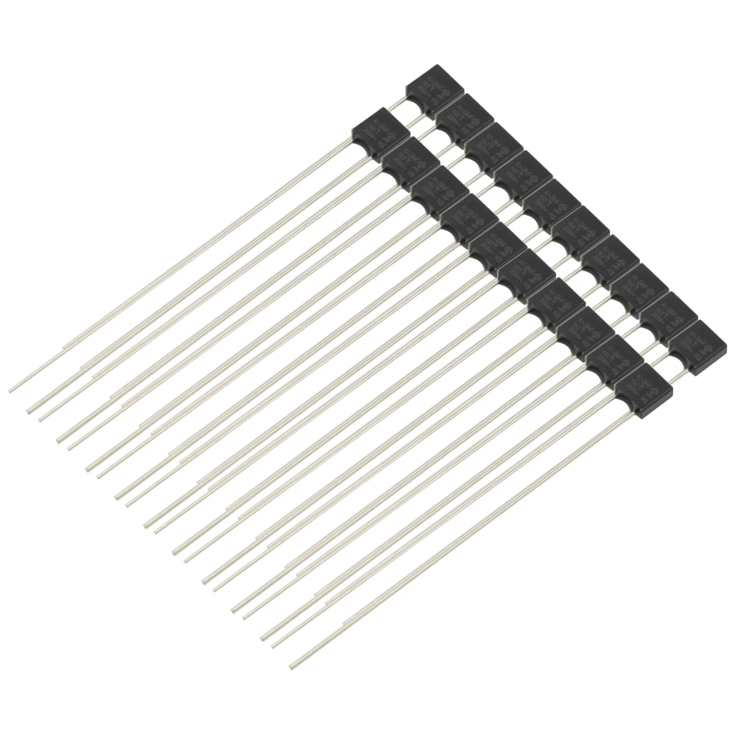10 pièces fusible thermique coupure TF 102 ℃   102 degrés 250V 3A A1-3A-F