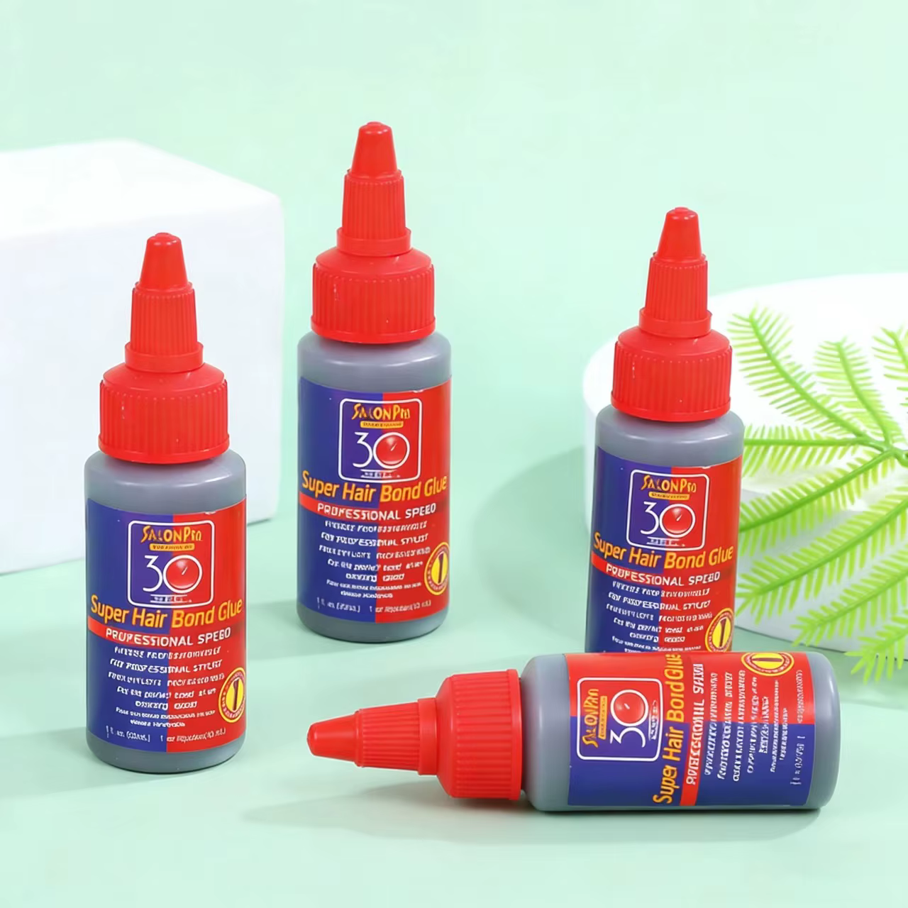 Colle pour extensions de cheveux 30ml/60ml/118ml Adhésif super résistant