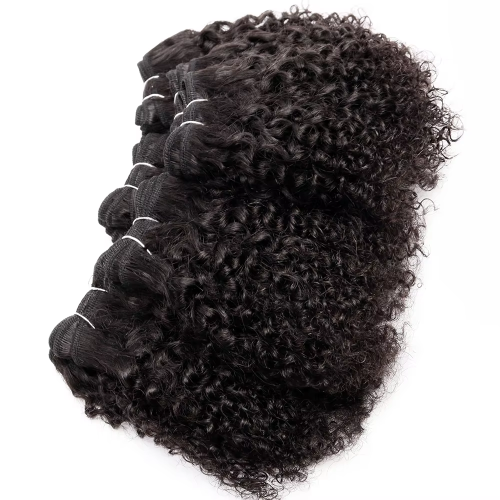Tissage en lot brésilien naturel crépu bouclé