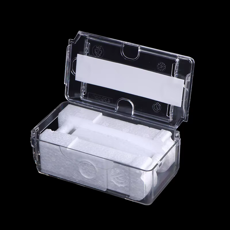 Boîte de rangement universelle pour bijoux, boîte à montres pour hommes, boîte à montres vintage transparente à grille unique, boîtes cadeaux de Noël